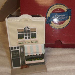 Hallmark Hometown America Ice Cream Parlor 1988